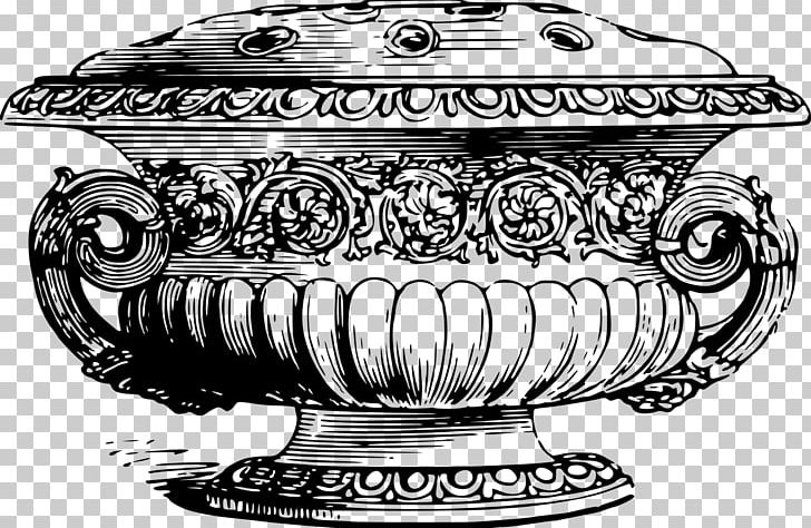 Vase Drawing PNG, Clipart, Black And White, Bowl, Drawing, Floral, Flower Free PNG Download