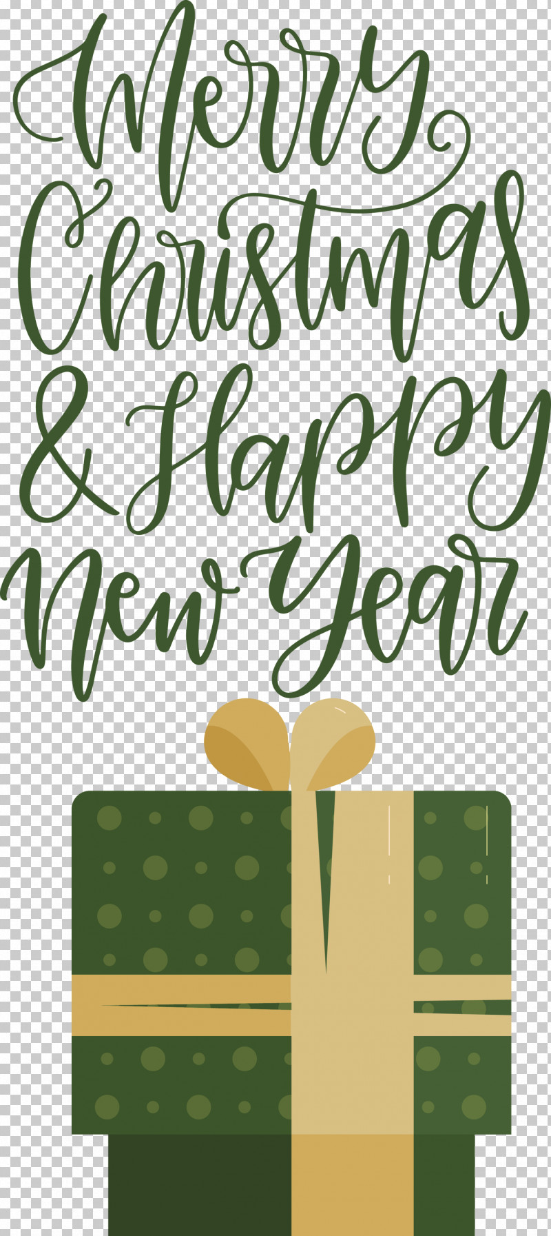 Merry Christmas Happy New Year PNG, Clipart, Calligraphy, Geometry, Green, Happy New Year, Leaf Free PNG Download