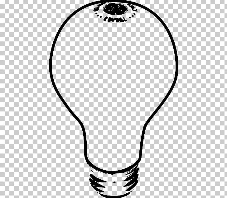 Incandescent Light Bulb Lamp PNG, Clipart, Black, Black And White, Cartoon Light Bulb, Circle, Compact Fluorescent Lamp Free PNG Download
