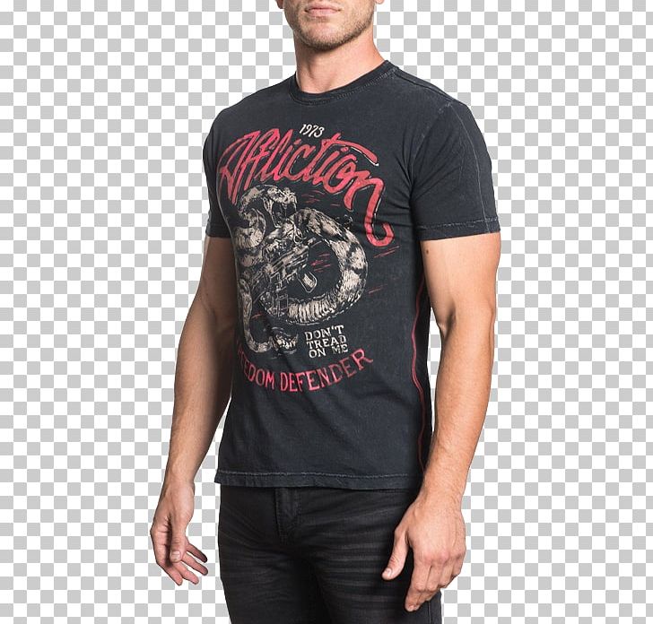 T-shirt Affliction Clothing Sleeve PNG, Clipart, Affliction, Affliction Clothing, Black, Clothing, Collar Free PNG Download