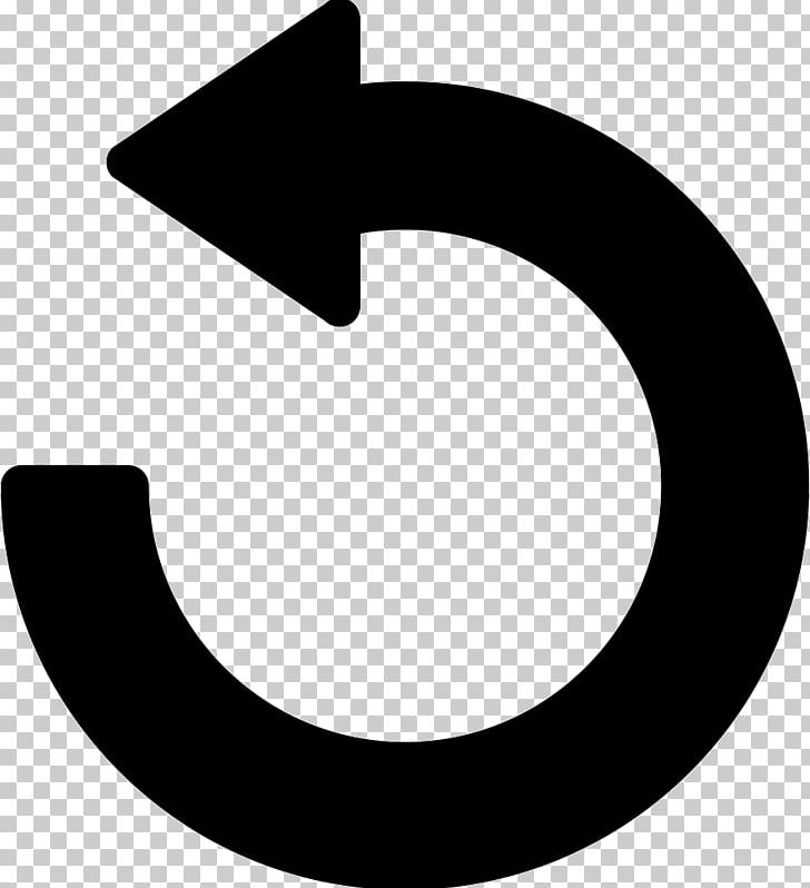 Arrow Computer Icons Undo PNG, Clipart, Angle, Arrow, Black And White, Button, Circle Free PNG Download