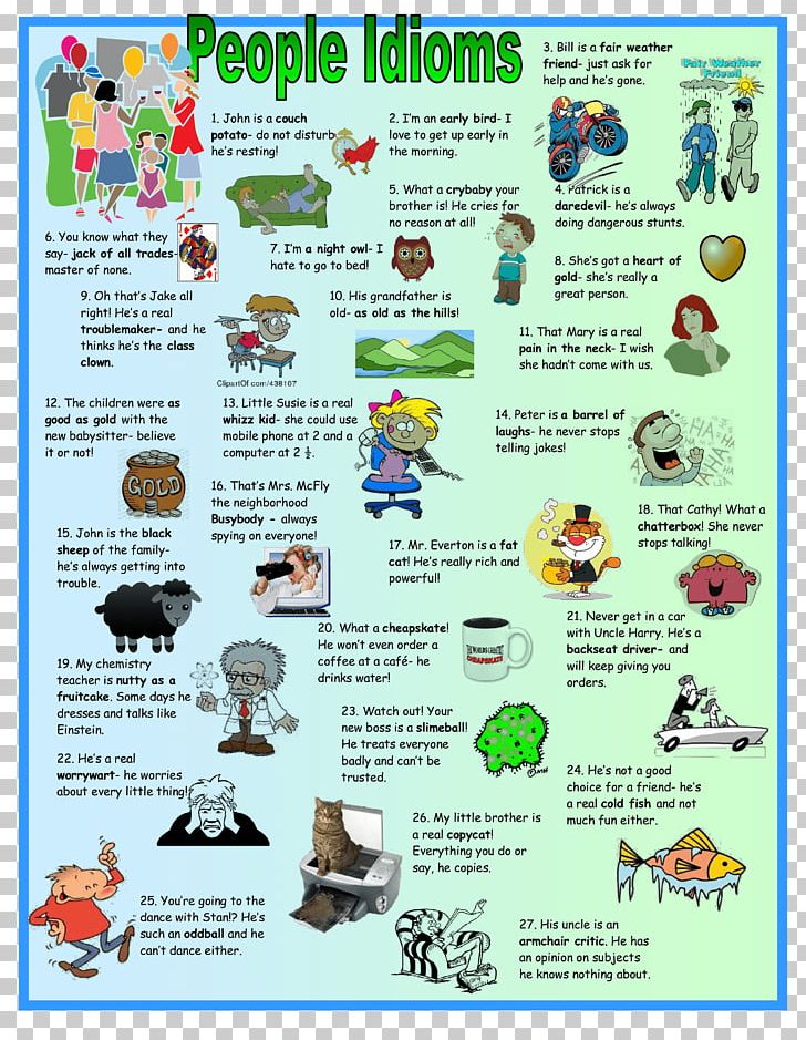 English Language Idioms English As A Second Or Foreign Language