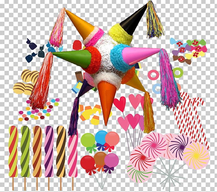 Las Posadas Party Hat Piñata Birthday PNG, Clipart, Balloon, Birthday, Birthday Party, Brauch, Candy Free PNG Download