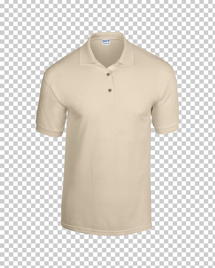 T-shirt Polo Shirt Collar Gildan Activewear PNG, Clipart, Active Shirt, Beige, Button, Clothing, Collar Free PNG Download