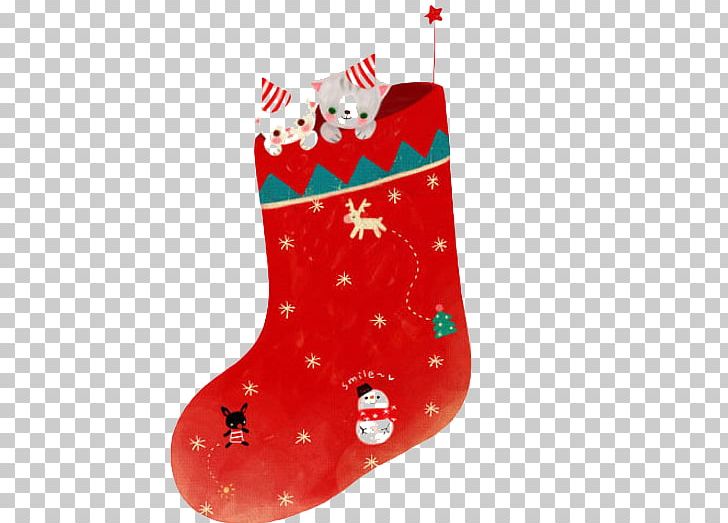 Santa Claus Christmas Stocking Sock PNG, Clipart, Cdr, Christmas, Christmas Decoration, Christmas Frame, Christmas Lights Free PNG Download
