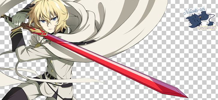Seraph Of The End Michael Kirito PNG, Clipart, Anime, Artwork, Author, Cartoon, Cold Weapon Free PNG Download