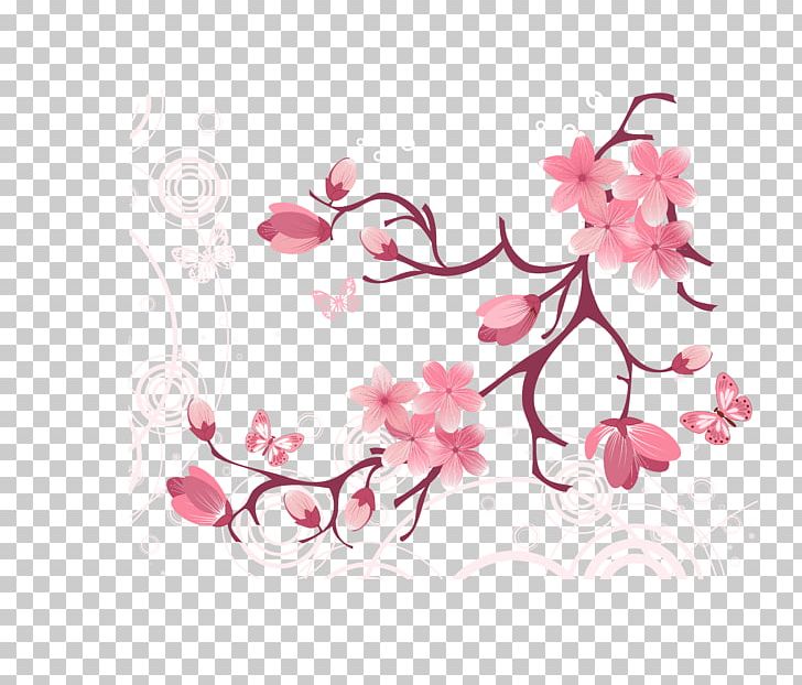 Flower Arranging Heart Branch PNG, Clipart, Blossom, Branch, Branches, Cerasus, Cherry Free PNG Download