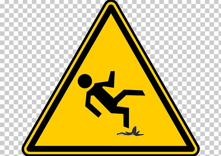 Falling Hazard Symbol Risk Wet Floor Sign PNG, Clipart, Angle, Area, Falling, Fall Prevention, Hazard Free PNG Download