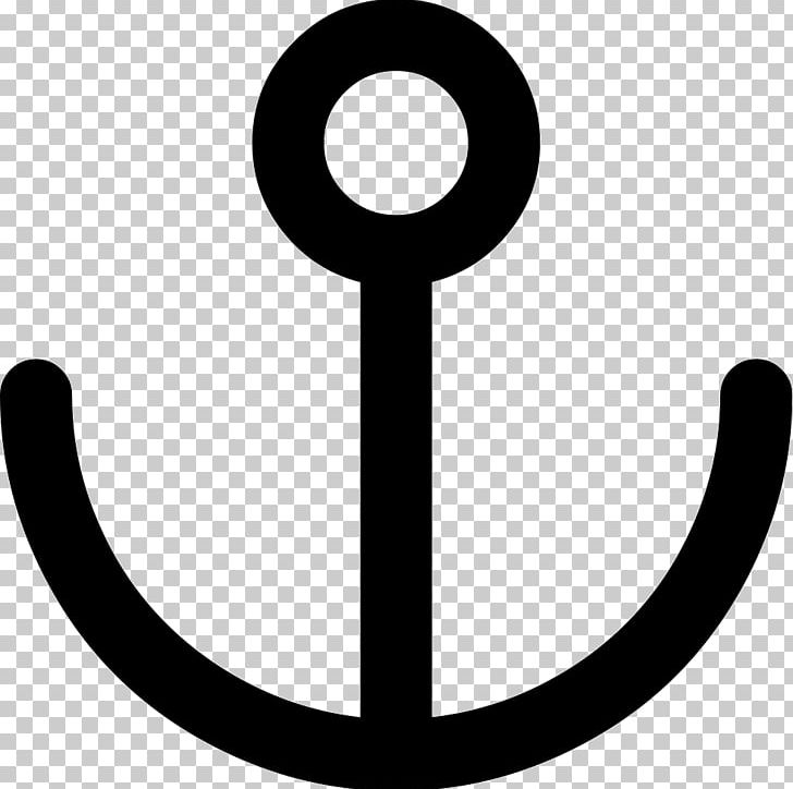Computer Icons Symbol PNG, Clipart, Anchor, Anker, Black And White, Circle, Cms Free PNG Download