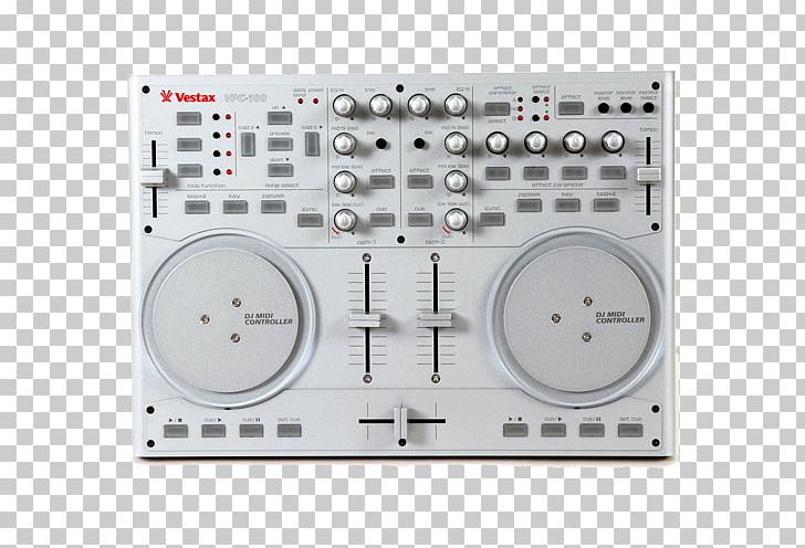 DJ Controller Disc Jockey Vestax MIDI Controllers PNG, Clipart, Audio, Audio Equipment, Audio Mixers, Controller, Disc Jockey Free PNG Download