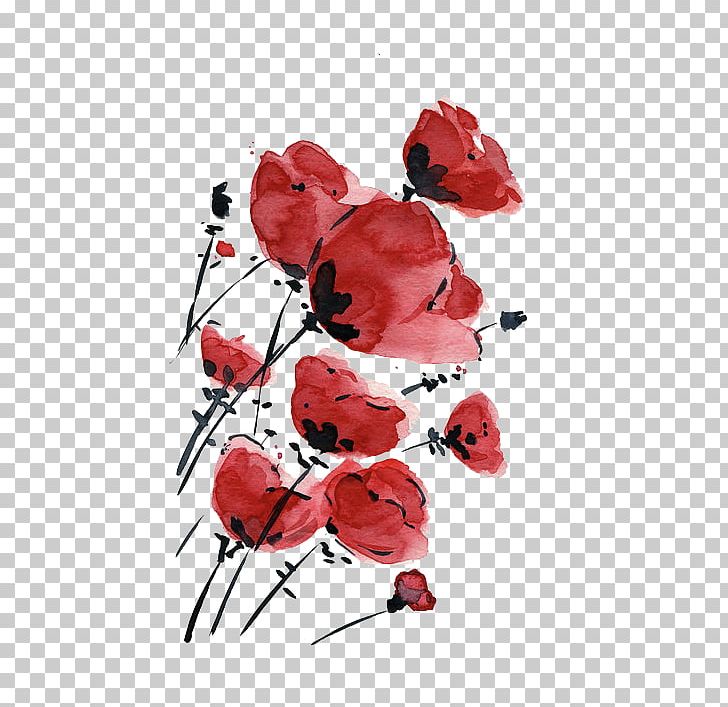Watercolor Painting Drawing Art Floral Design PNG, Clipart, Artist, Art Museum, Color, Coquelicot, Cut Flowers Free PNG Download