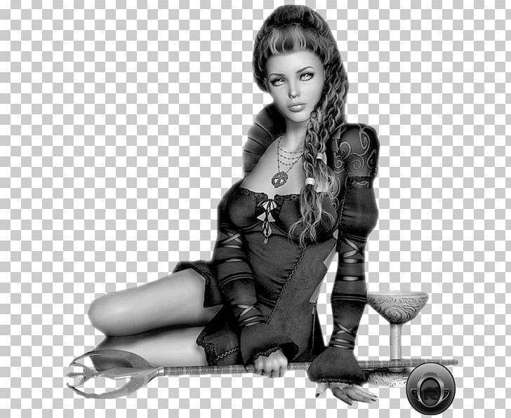 Black And White Photography Woman Female PNG, Clipart, Black, Black And White, Female, Fur, Girl Free PNG Download