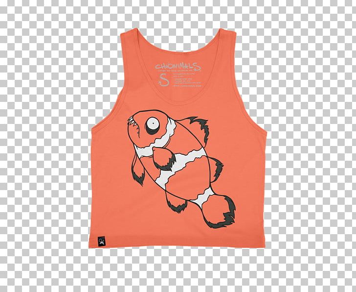 T-shirt Sleeveless Shirt Shoulder Outerwear PNG, Clipart, Active Tank, Animal, Clothing, Orange, Outerwear Free PNG Download