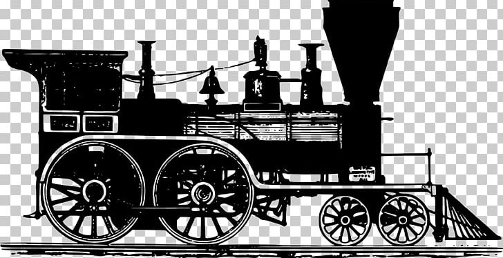 Train Rail Transport Steam Locomotive PNG, Clipart, Black And White, Car, Computer Icons, Hogwarts Express, Locomotive Free PNG Download