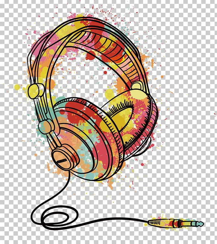 Watercolor Painting Headphones Music Song PNG, Clipart, Art, Audio Equipment, Circle, Color, Creative Free PNG Download