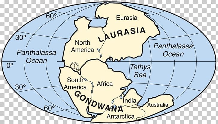 Panthalassa Laurasia Pangaea Gondwana Tethys Ocean PNG, Clipart, Area, Circle, Continent, Continental Drift, Divergent Boundary Free PNG Download