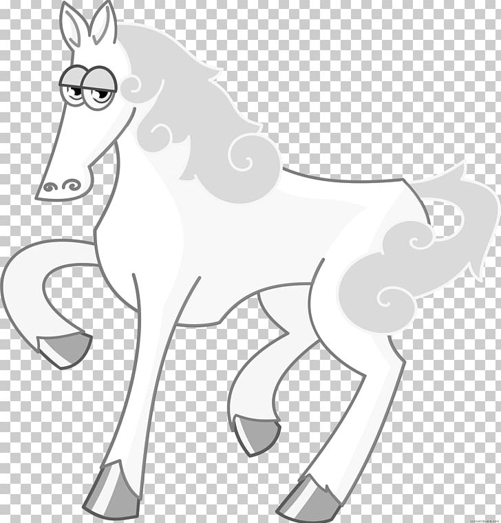 Pony Mustang Drawing Rein PNG, Clipart, Artwork, Black And White, Cartoon, Cartoon Horse, Drawing Free PNG Download
