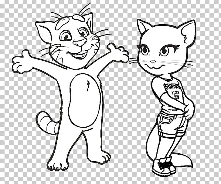 Tom Cat Line Art Drawing Tom And Jerry Talking Angela PNG, Clipart, Angle,  Animated Cartoon, Artwork,