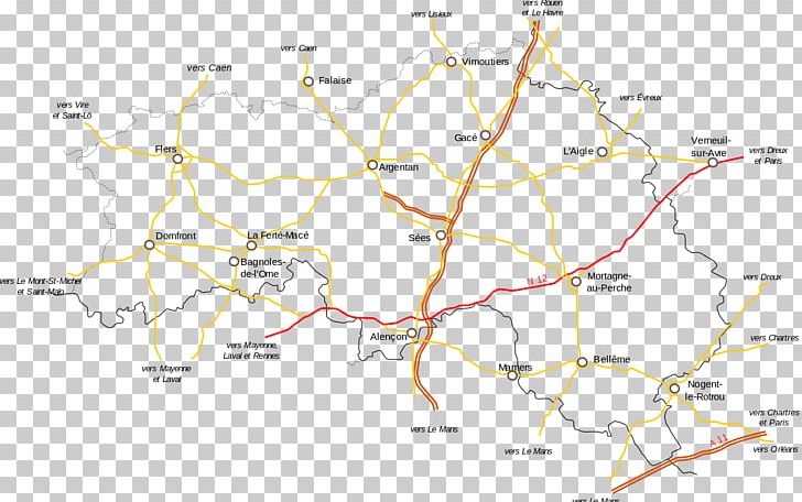 Comprehensive School Auguste Chevalier Map Domfront Société Des Autoroutes Rhône-Alpes S.A. PNG, Clipart, Area, Diagram, Line, Lower Normandy, Map Free PNG Download