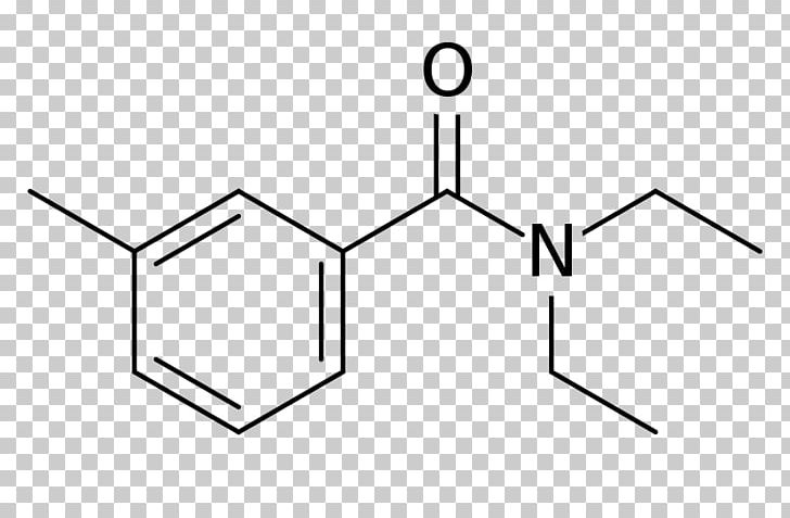 Mosquito DEET Household Insect Repellents Molecule Chemical Substance PNG, Clipart, Angle, Area, Black, Black And White, Chemical Formula Free PNG Download