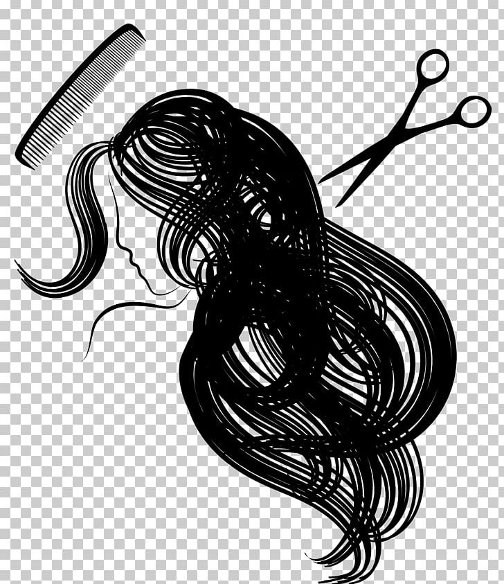 Comb Hairstyle Long Hair Hair Care PNG, Clipart, Adobe Illustrator, Beauty, Black And White, Black Hair, Cartoon Free PNG Download