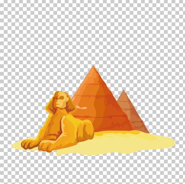 Great Sphinx Of Giza Egyptian Pyramids Euclidean PNG, Clipart, Adobe Illustrator, Art, Cartoon Pyramid, Egypt, Egyptian Pyramids Free PNG Download