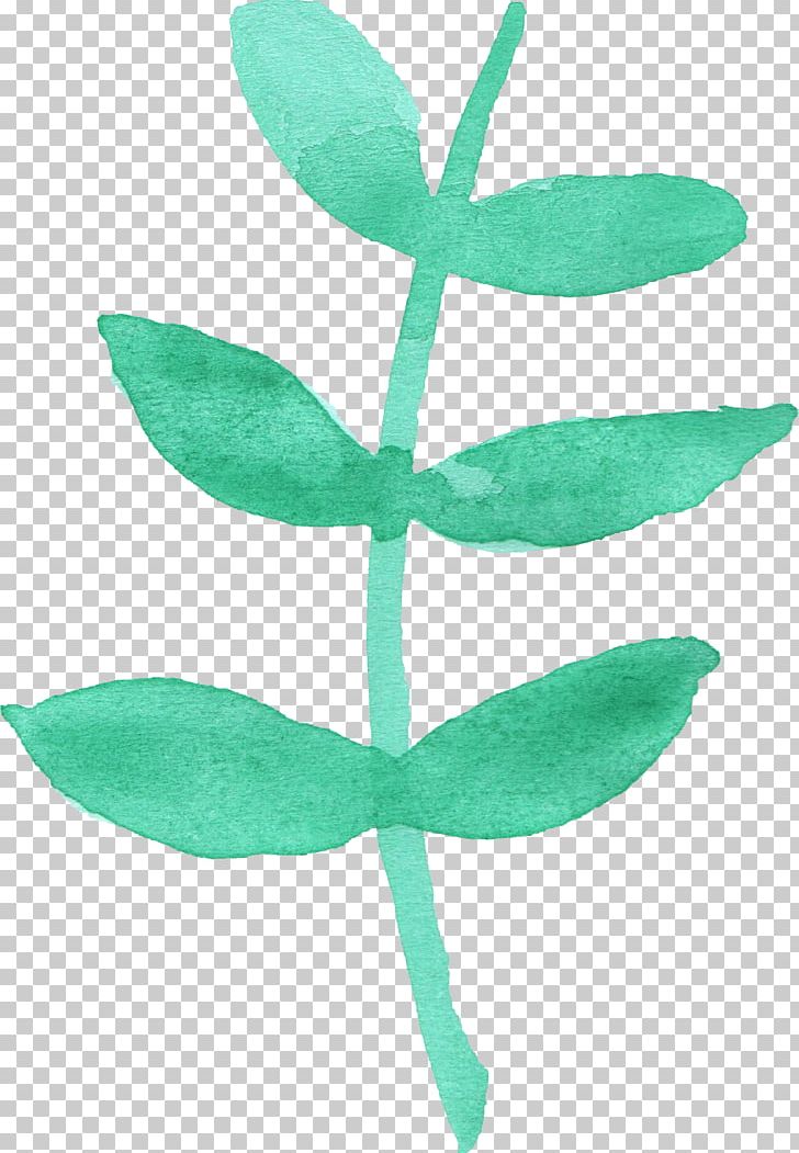 Leaf Watercolor Painting Plant Stem PNG, Clipart, Autumn Leaf Color, Blue, Green, Leaf, Plant Free PNG Download