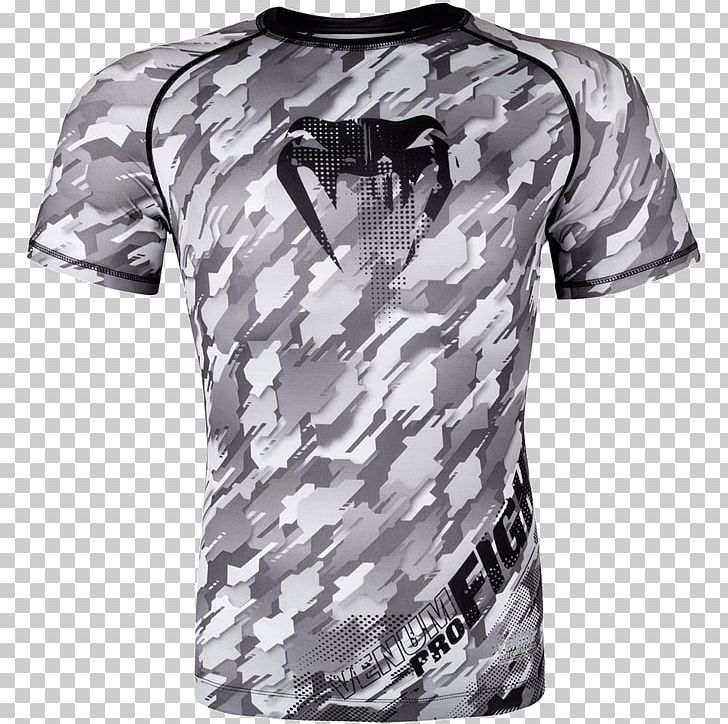 Rash Guard Venum T-shirt Boxing Sleeve PNG, Clipart, Active Shirt, Black, Boxing, Brazilian Jiujitsu, Clothing Free PNG Download