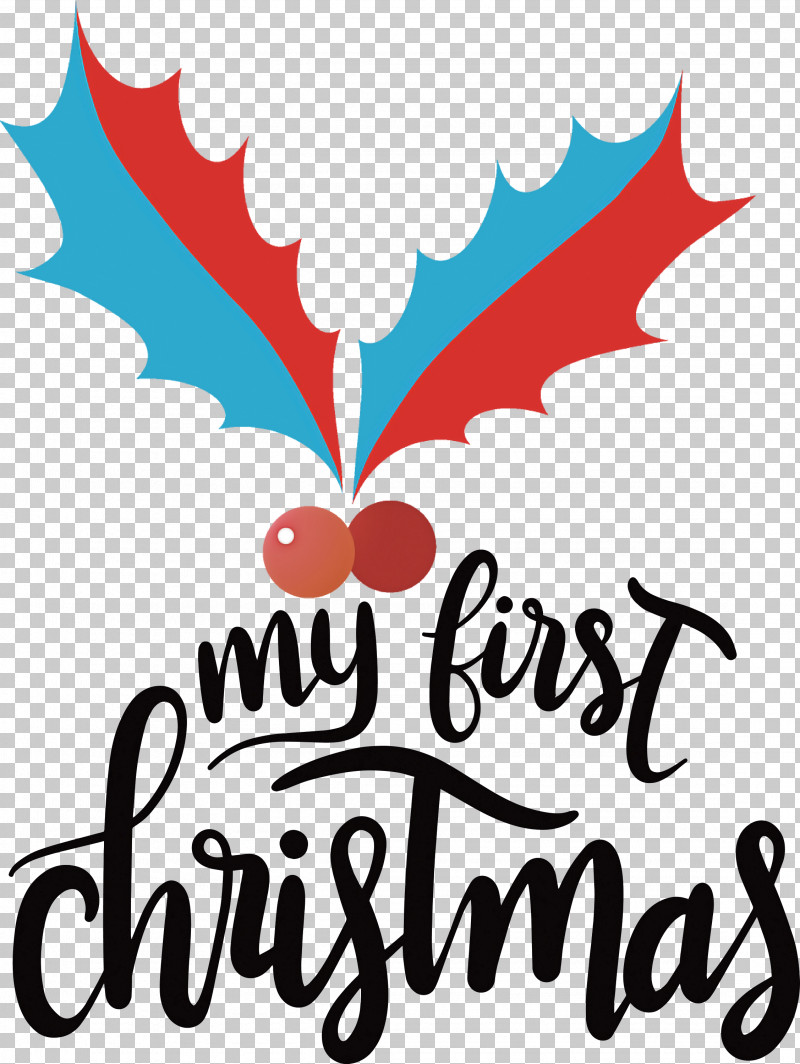 My First Christmas PNG, Clipart, Flower, Leaf, Logo, M, Meter Free PNG Download