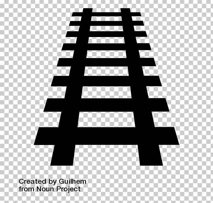 Rail Transport Train Track Computer Icons PNG, Clipart, Angle, Black And White, Brand, Computer Icons, Line Free PNG Download
