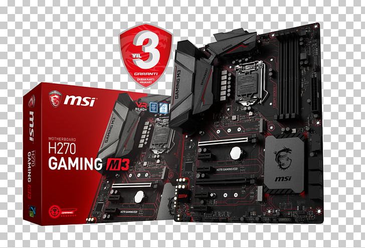 Intel LGA 1151 MSI B250 GAMING M3 Motherboard MSI Z270 GAMING M3 PNG, Clipart, Asrock Z270 Pro4, Central Processing Unit, Computer Hardware, Electronic Device, Electronics Free PNG Download