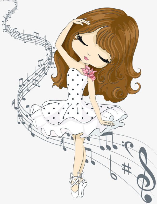 Music Girl Material PNG, Clipart, Beautiful, Beauty, Cartoon, Cartoon Character Female, Character Free PNG Download