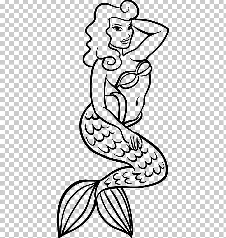 Tattoo Mermaid Wall Decal Sticker PNG, Clipart, Arm, Art, Black And White, Coloring Book, Decal Free PNG Download