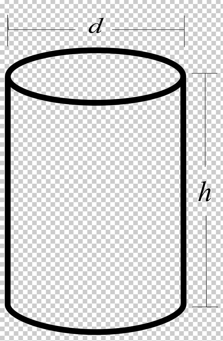Cylinder Surface Area Shape Volume PNG, Clipart, Angle, Area, Art, Base, Black And White Free PNG Download