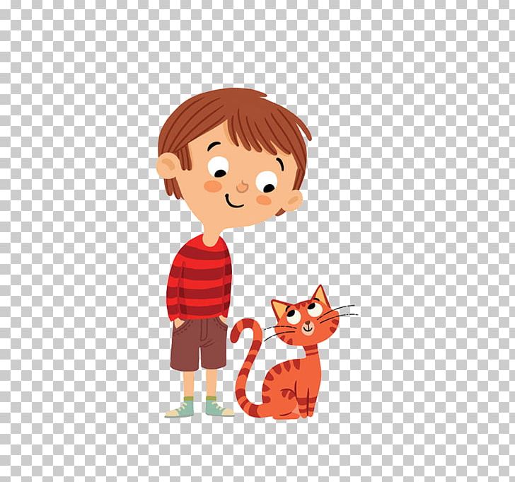 Cat Cartoon Drawing Illustration PNG, Clipart, Animation, Art, Boy, Business Man, Cartoon Free PNG Download
