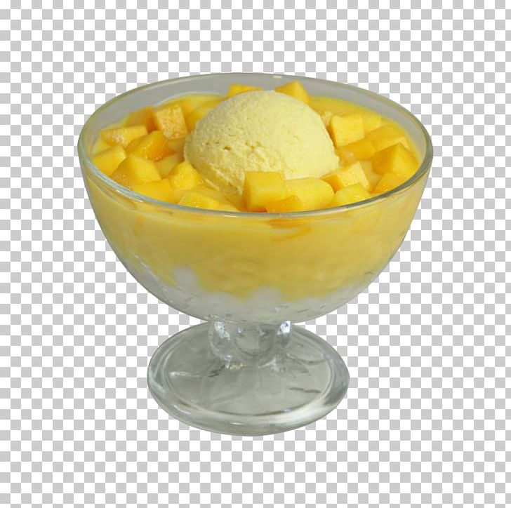 Ice Cream Mango Pudding Dessert Sorbet PNG, Clipart, Cream, Dairy Product, Delicious, Delicious Food, Desserts Free PNG Download