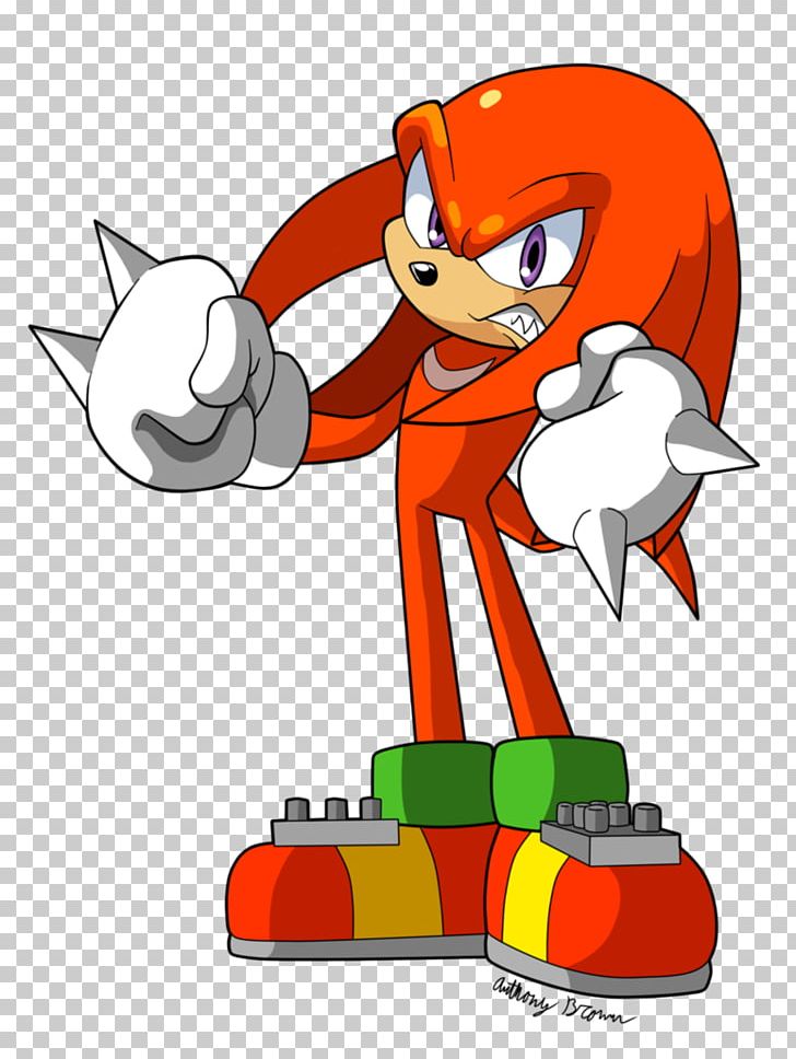 Knuckles The Echidna Sonic The Hedgehog Tails Doctor Eggman PNG, Clipart, Area, Art, Artwork, Cartoon, Character Free PNG Download