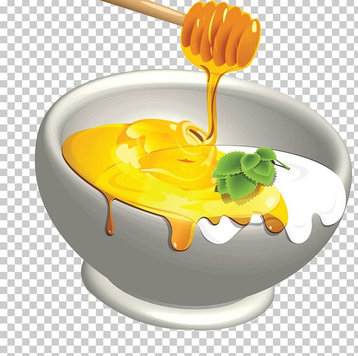 Soured Milk Frozen Yogurt Honey PNG, Clipart, Bees Honey, Bowl, Dairy Product, Dish, Food Free PNG Download