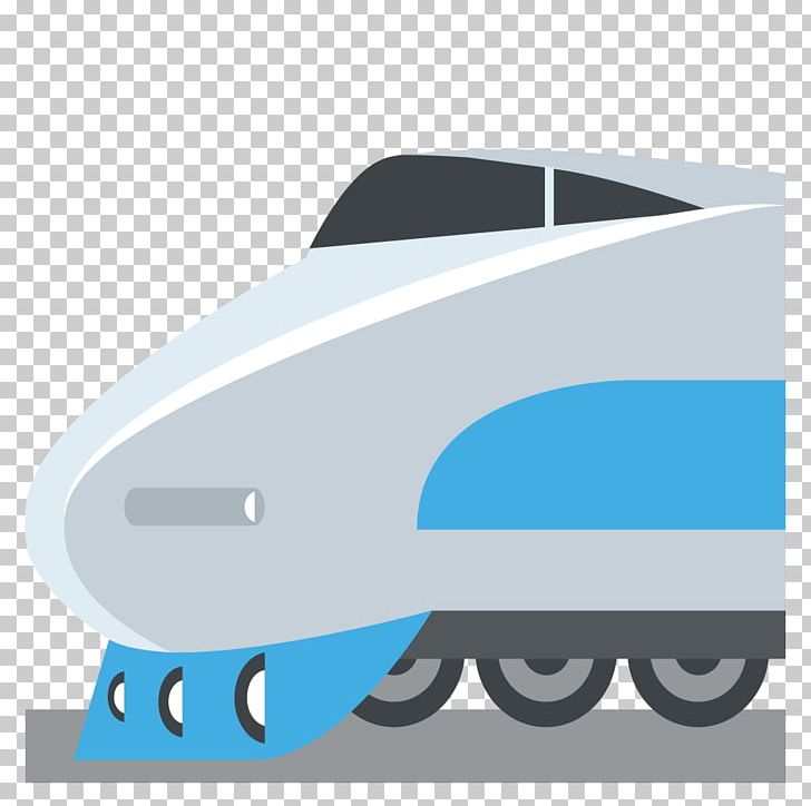 Train Emoji Bus Rail Transport High-speed Rail PNG, Clipart, 1 F, Angle, Automotive Design, Blue, Brand Free PNG Download