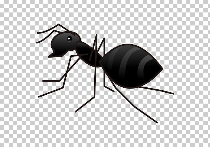 Ant Emoji Sticker Text Messaging Gaggan PNG, Clipart, Ant, Arthropod, Beetle, Black And White, Email Free PNG Download