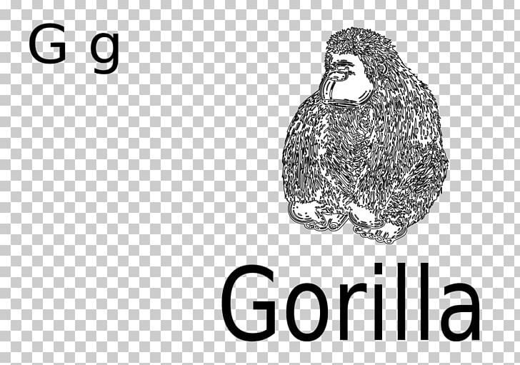 Gorilla Free Content PNG, Clipart, Bird, Bitmap, Black And White, Bmp File Format, Body Jewelry Free PNG Download