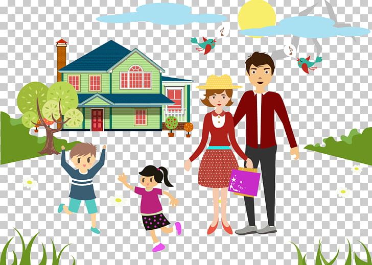 Family Happiness Drawing Illustration PNG, Clipart, Adobe Illustrator, Adult Child, Area, Art, Books Child Free PNG Download