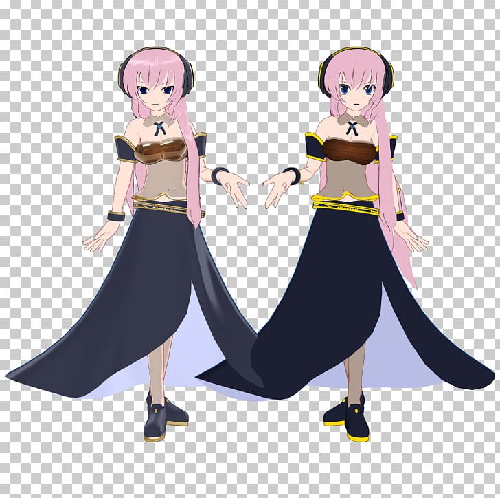 Megurine Luka MikuMikuDance Hatsune Miku Meiko PNG, Clipart, Anime, Belly Dance, Clothing, Clothing Accessories, Costume Free PNG Download
