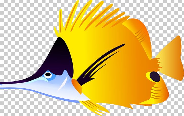 Cartoon Fish Yellow PNG, Clipart, Beak, Cartoon, Drawing, Fish, Marine Biology Free PNG Download
