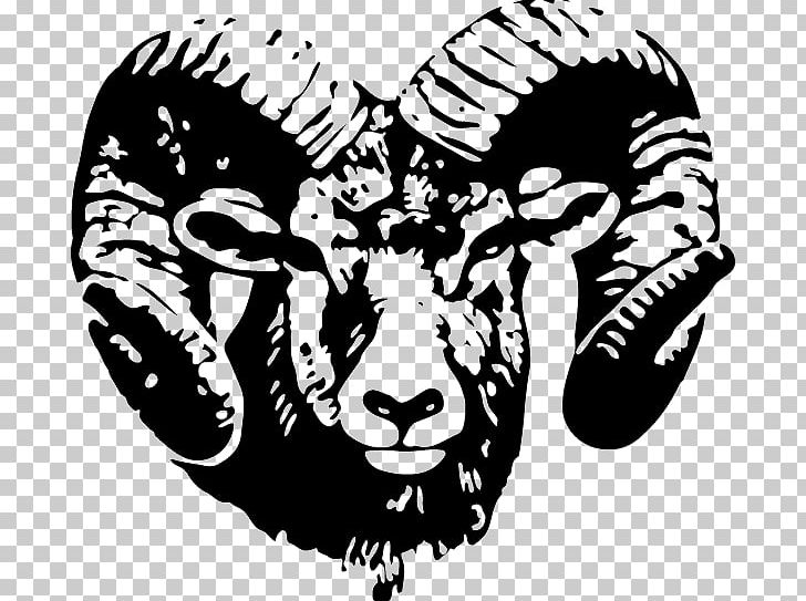 Ram Trucks Ram Pickup Decal Dodge Sticker PNG, Clipart, Art, Big, Black And White, Cattle Like Mammal, Cow Goat Family Free PNG Download