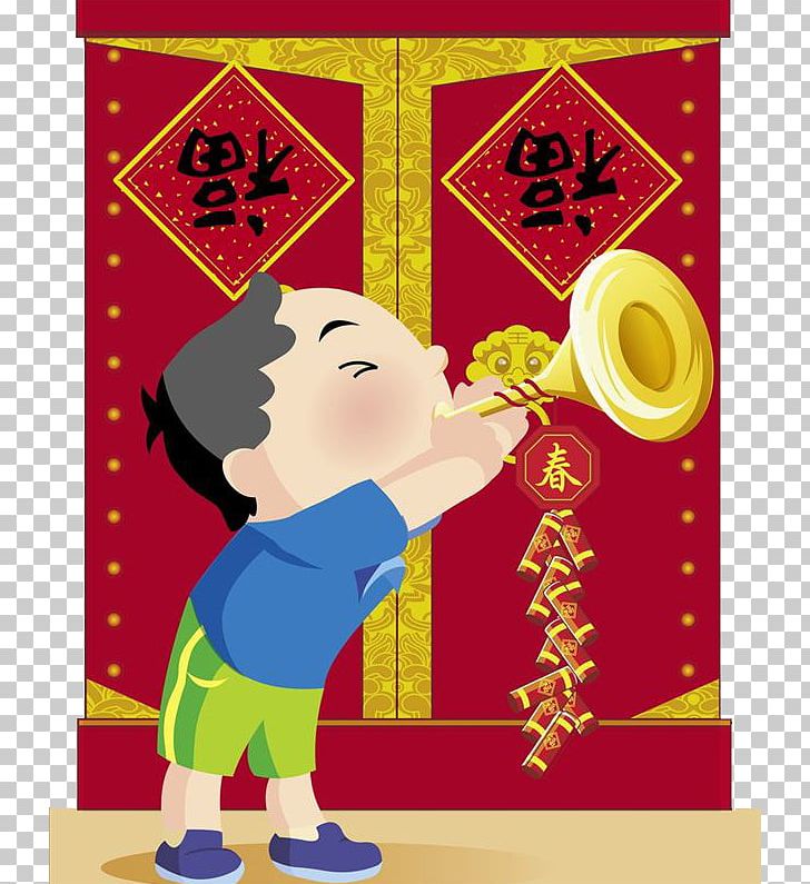 Drawing Trumpet PNG, Clipart, Animation, Atmosphere, Boy, Cartoon, Child Free PNG Download