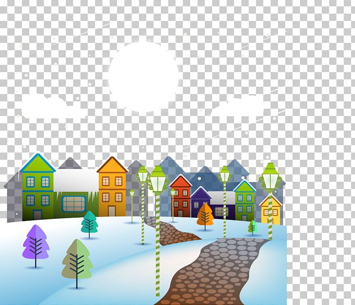 Daxue Winter Illustration PNG, Clipart, Abu Dhabi Town, Adobe Illustrator, Cartoon Town, Christmas Town, Encapsulated Postscript Free PNG Download