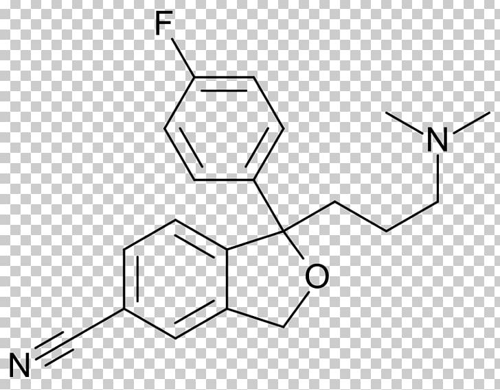 Escitalopram Pharmaceutical Drug Selective Serotonin Reuptake Inhibitor Antidepressant PNG, Clipart, Alprazolam, Angle, Material, Monochrome, Oral Administration Free PNG Download