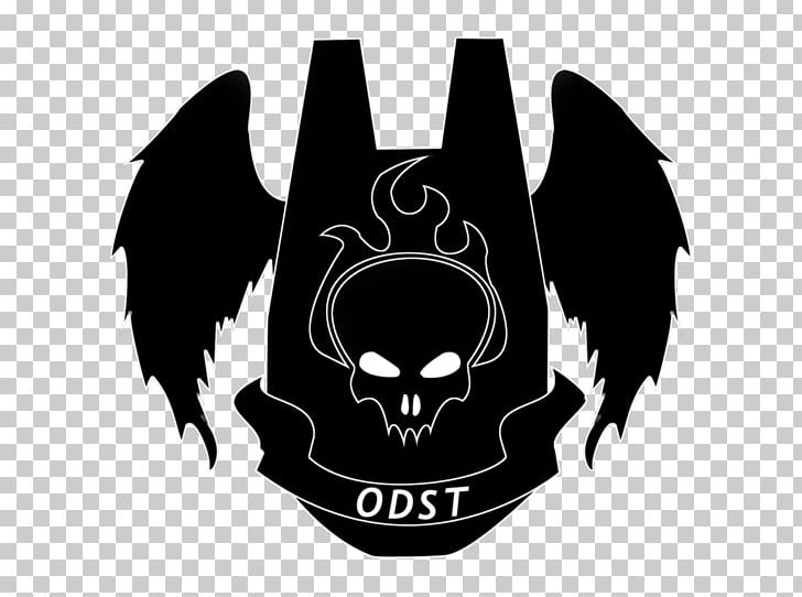 Halo 3: ODST Halo: Reach Halo Wars Halo 4 PNG, Clipart, 343 Industries, Black, Black And White, Bone, Emblem Free PNG Download