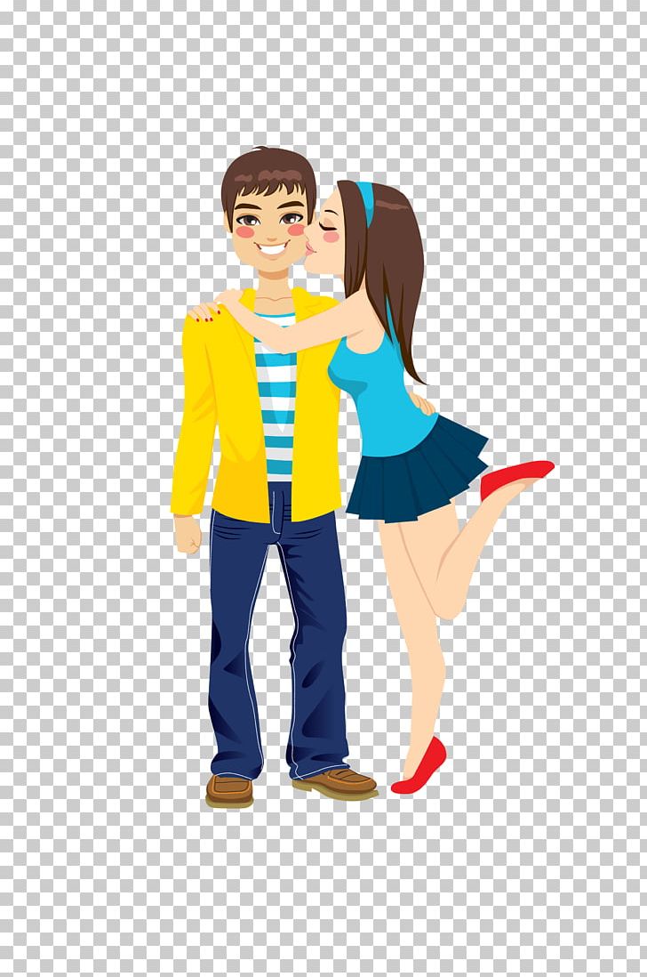 Girlfriend Boyfriend Kiss Romance Png Clipart Boy Cartoon Cartoon Character Cartoon Eyes Child Free Png Download